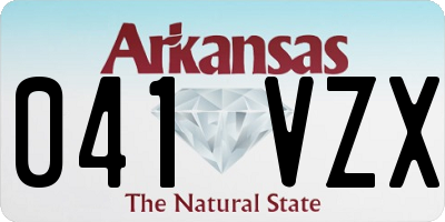 AR license plate 041VZX