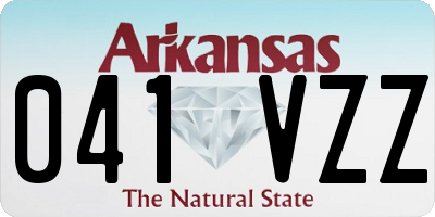 AR license plate 041VZZ