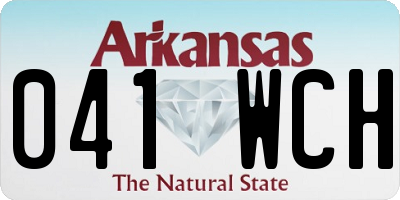 AR license plate 041WCH