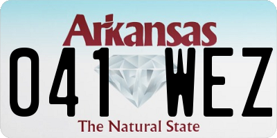 AR license plate 041WEZ