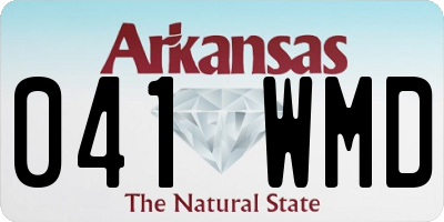 AR license plate 041WMD