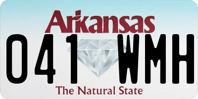 AR license plate 041WMH