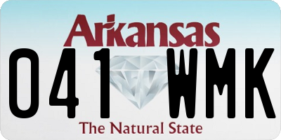 AR license plate 041WMK