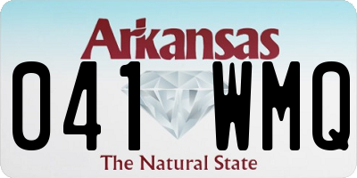 AR license plate 041WMQ