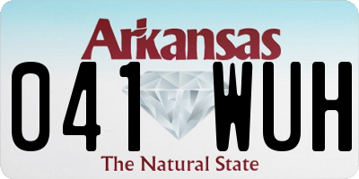 AR license plate 041WUH