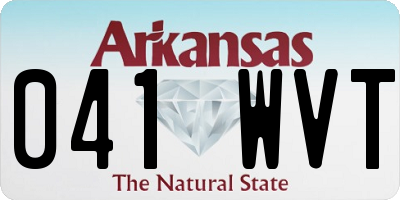 AR license plate 041WVT