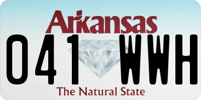 AR license plate 041WWH