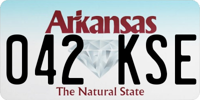 AR license plate 042KSE