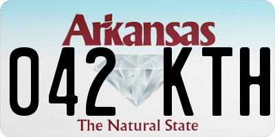 AR license plate 042KTH