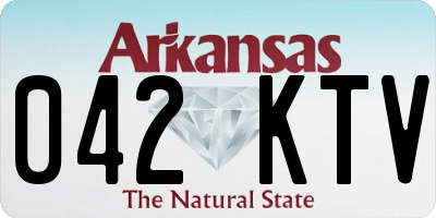 AR license plate 042KTV