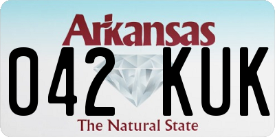 AR license plate 042KUK