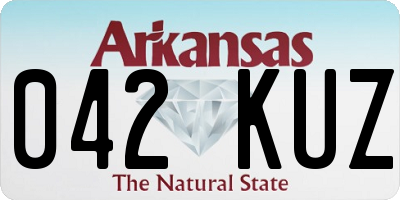 AR license plate 042KUZ