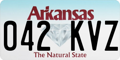 AR license plate 042KVZ