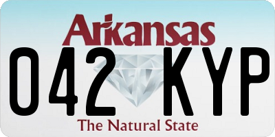 AR license plate 042KYP
