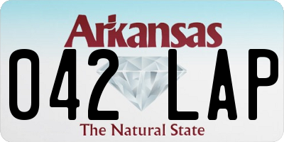 AR license plate 042LAP