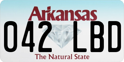 AR license plate 042LBD