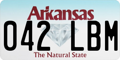 AR license plate 042LBM