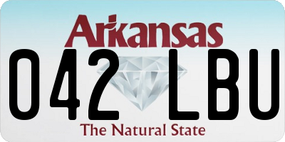 AR license plate 042LBU