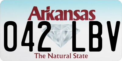AR license plate 042LBV