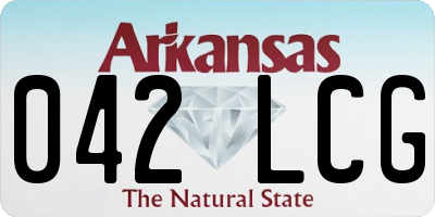 AR license plate 042LCG