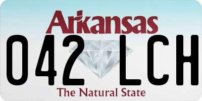 AR license plate 042LCH