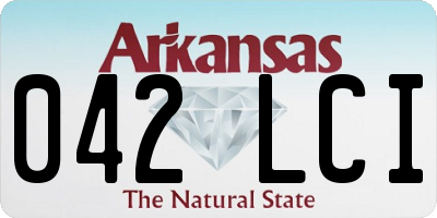 AR license plate 042LCI