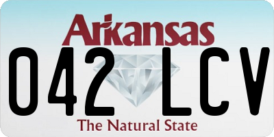 AR license plate 042LCV