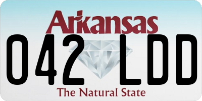 AR license plate 042LDD