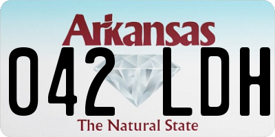 AR license plate 042LDH