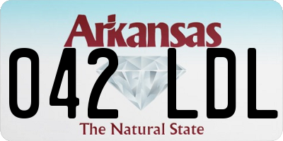 AR license plate 042LDL