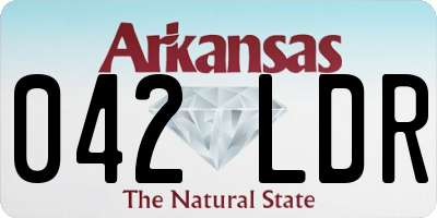 AR license plate 042LDR