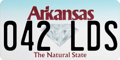 AR license plate 042LDS