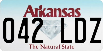 AR license plate 042LDZ
