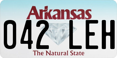 AR license plate 042LEH