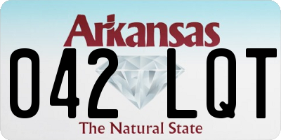 AR license plate 042LQT