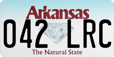 AR license plate 042LRC