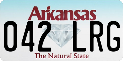 AR license plate 042LRG