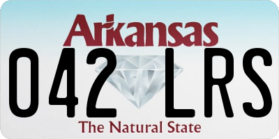 AR license plate 042LRS