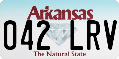 AR license plate 042LRV
