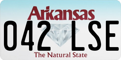 AR license plate 042LSE