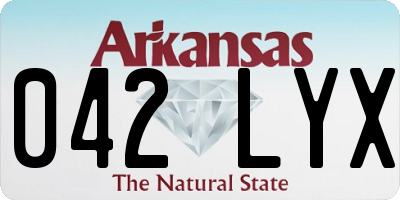 AR license plate 042LYX