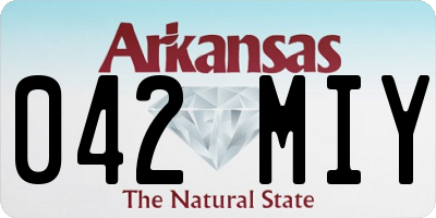 AR license plate 042MIY