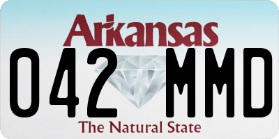AR license plate 042MMD
