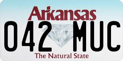 AR license plate 042MUC