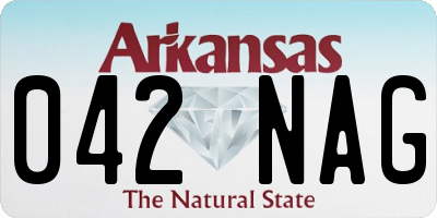 AR license plate 042NAG