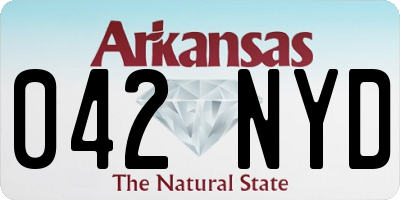 AR license plate 042NYD
