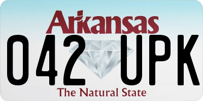 AR license plate 042UPK
