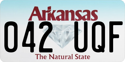 AR license plate 042UQF