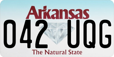AR license plate 042UQG