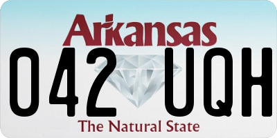 AR license plate 042UQH